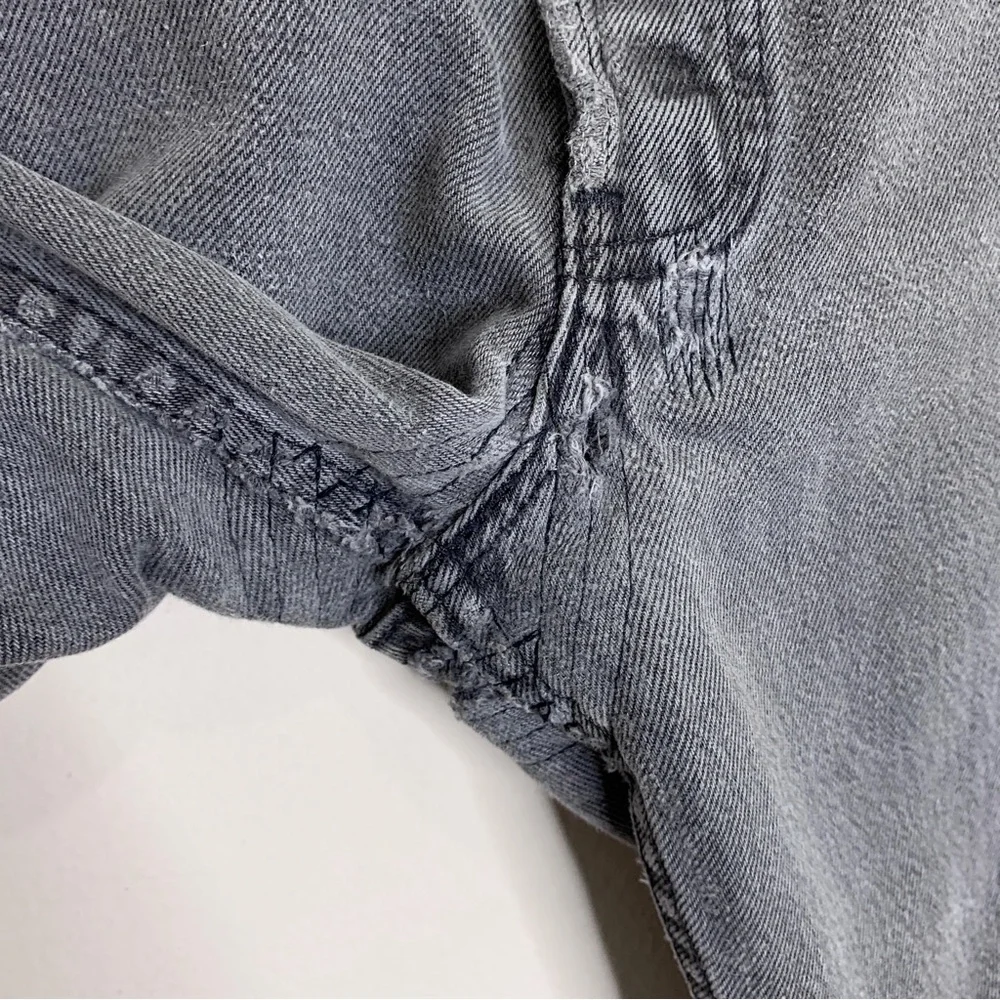 NEW EB Denim OG Reinvented Jeans (Sz 24) Reworked Levi's Washed Black / Gray